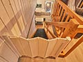 Ferienhaus 248 Treppe mit Kindersicherung