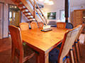 dining corner holiday home 248 with extra large wooden table