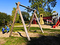 Ferienpark Mirow Spielplatz mit Seilbah